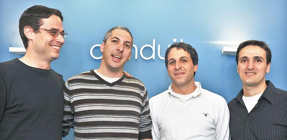 מנהלי קונדואיט: הראל טייב, דרור ארז, גבי בילצ'יק ויוחי לוי / צילום: בן יוסטר